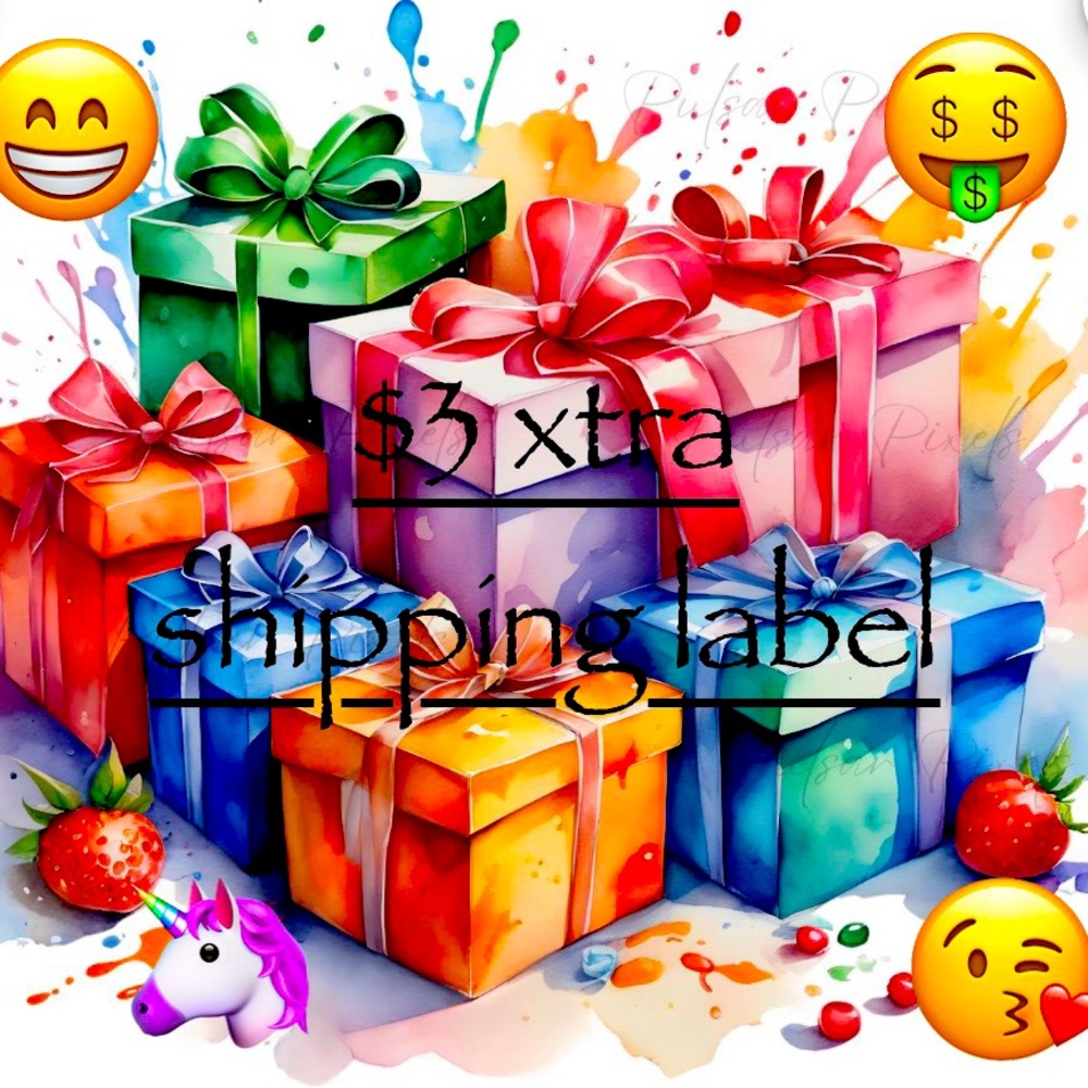 $3 Xtra Shipping Label